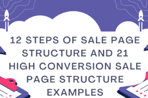 12 steps of sale page structure